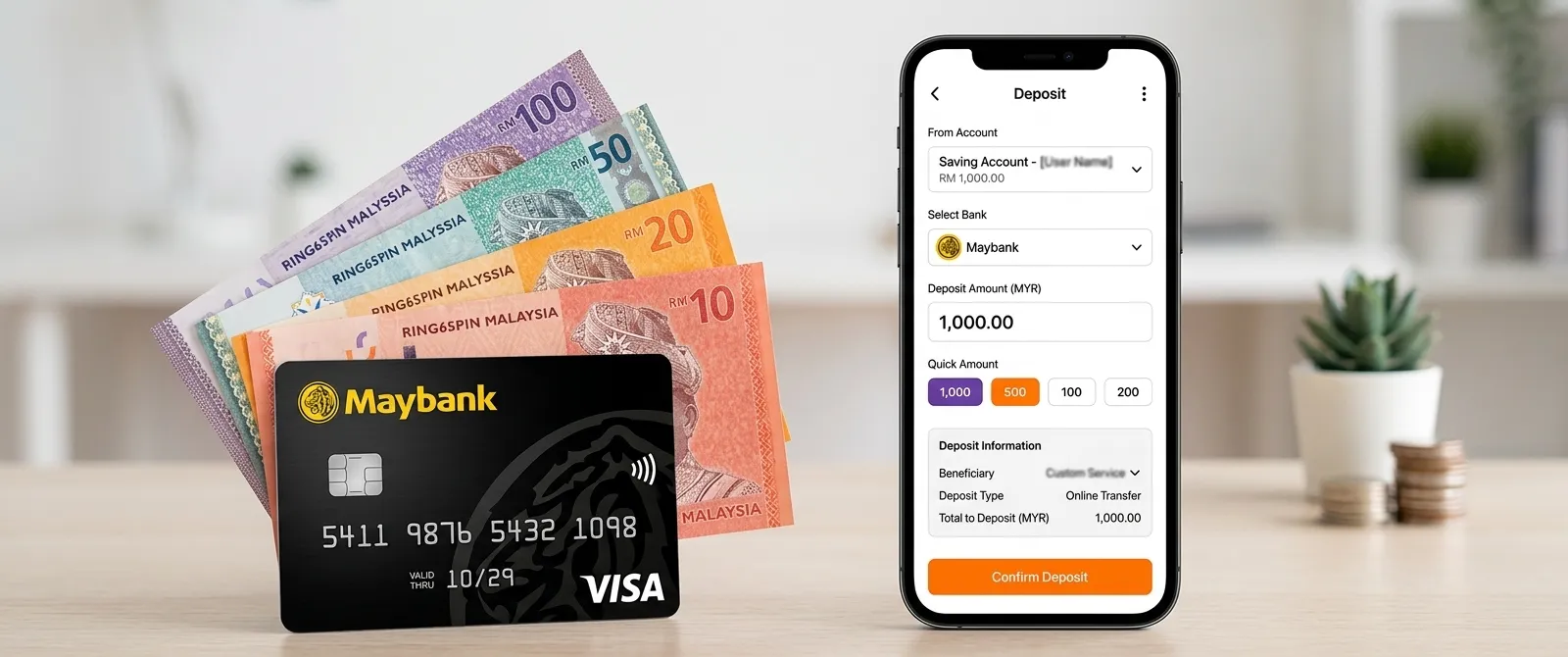 Maybank Deposit Method – BILA2WIN Malaysia